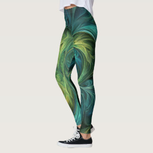 Legging Padrão Fracional Azul AI