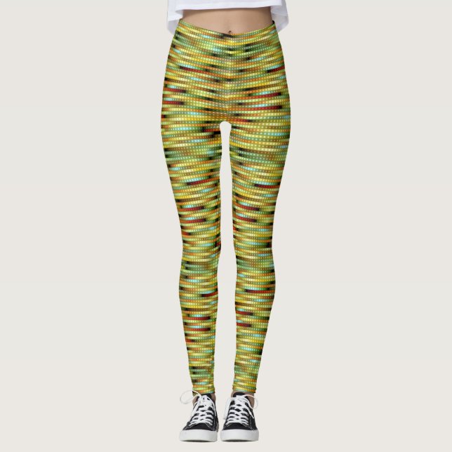 Legging Padrão geométrico (Frente)