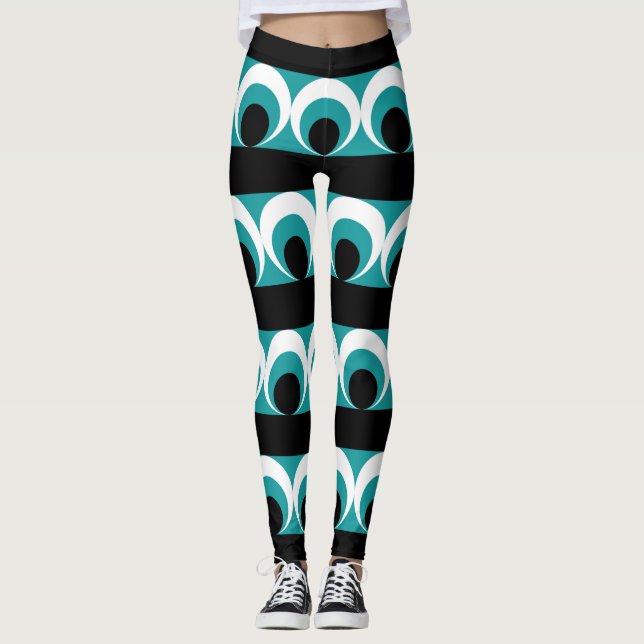 Legging Padrão geométrico (Frente)
