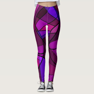 Legging padrão geométrico abstrato