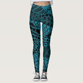 Legging Padrão Geométrico Abstrato Geométrico Elegante |
