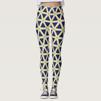 Legging Padrão Geométrico de Fluxo Tríade Sem Olhos