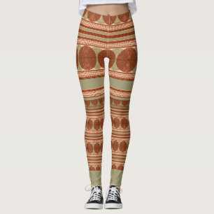 Legging Padrão geométrico Minoano