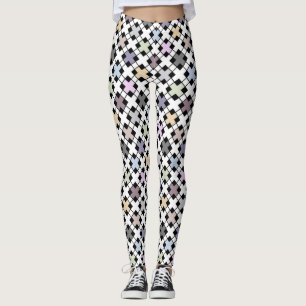 Legging Padrão geométrico multicolor