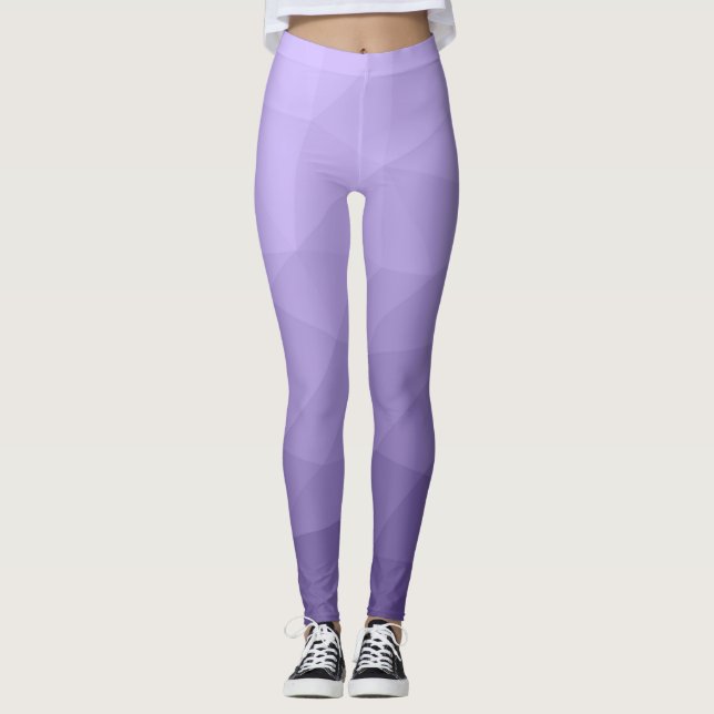 Legging Padrão geométrico Ultra violeta (Frente)