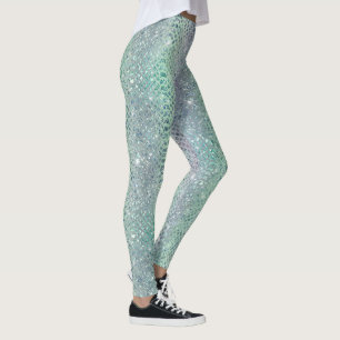 Legging Padrão Glam Sparkly Diamond Snakekin
