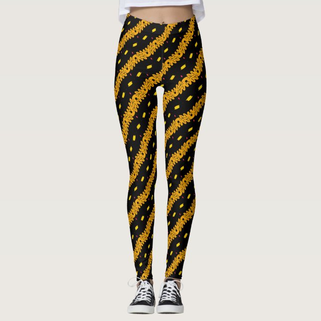 Legging Padrão incolor (Frente)