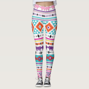 Legging Padrão Indígena Aztec do Sudoeste