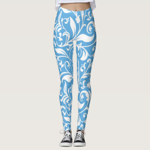 Legging Padrão Ininterrupto Floral
