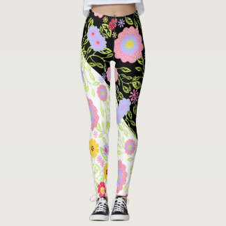 Legging Padrão Invisível de pintura por Pop Floral