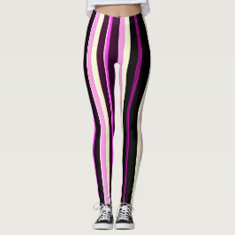 Legging Padrão Isométrico Amou Cor-de-Rosa Preta