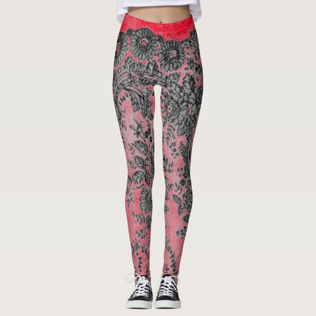 LEGGING PADRÃO LACE ANTIQUIANO (Frente)