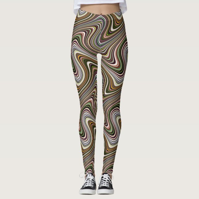 Legging Padrão Legal exclusivo de coloração clara (Frente)