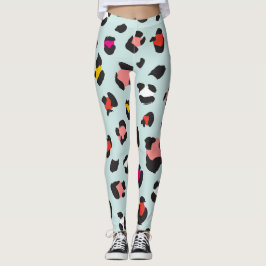 Legging Padrão Leopard da Trendy 80s