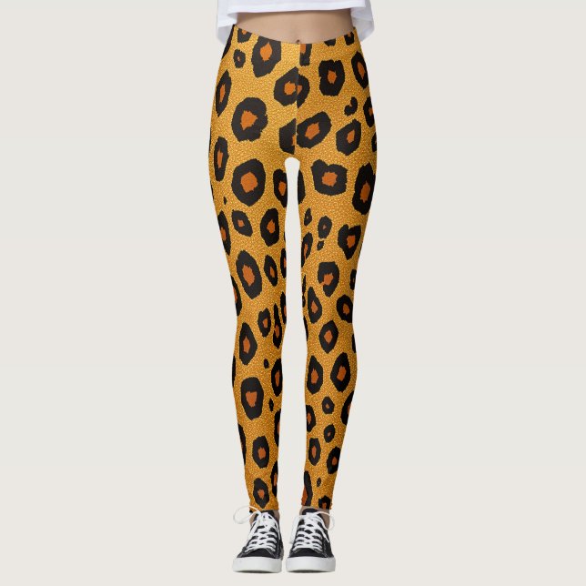 Legging Padrão leopardo (Frente)