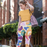 Legging Padrão-Leopardo Colorido<br><div class="desc">um padrão leopardo único, como uma design capciosa para os amantes leopardo.</div>