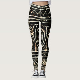 Legging Padrão Mesopotâmico Sumeriano Antigo