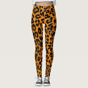 Legging Padrão moderno da pele do Leopardo #13