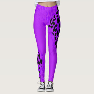 Legging Padrão moderno da pele do Leopardo #33