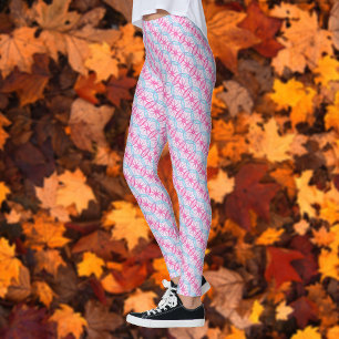 Legging Padrão moderno de rodas geométricas de bicicleta