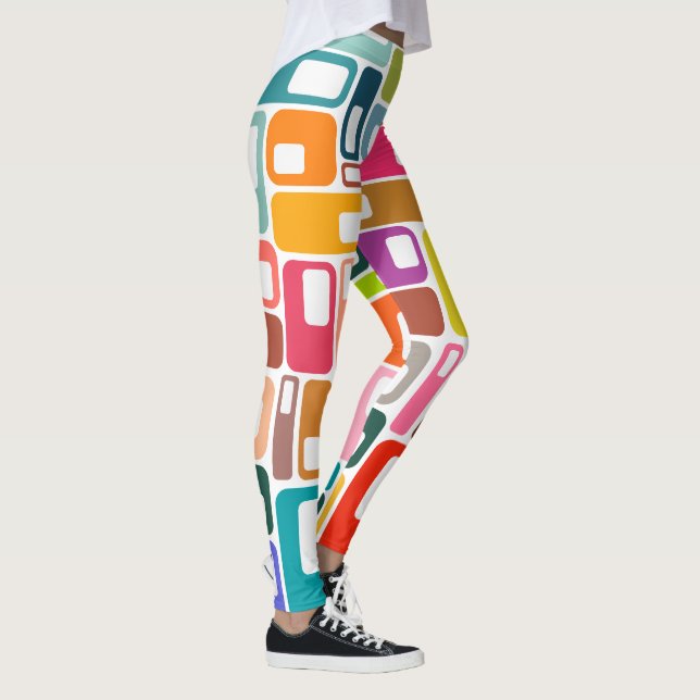 Legging Padrão moderno do século médio (Direita)