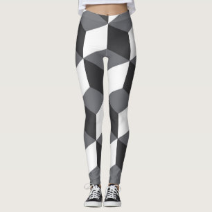 Legging Padrão moderno, simples e urbano de cubos arquite