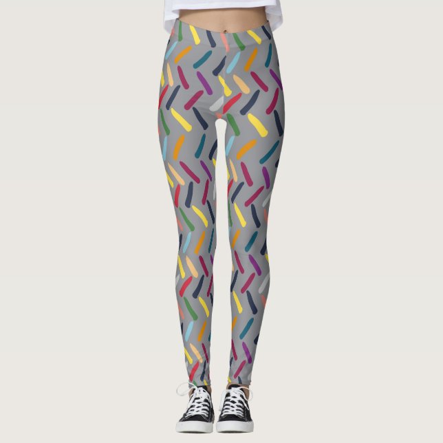 Legging Padrão muito colorido (Frente)
