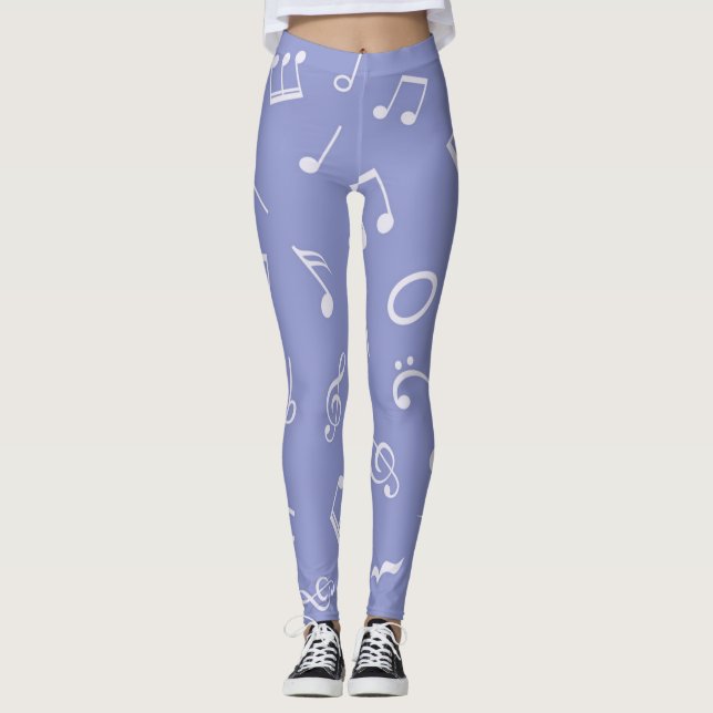 Legging Padrão musical (Frente)