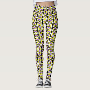 Legging padrão não binário branco básico B
