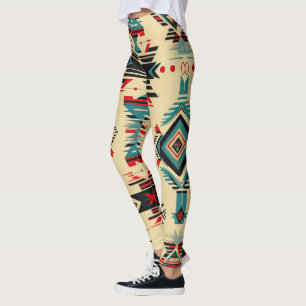 Legging Padrão nativo americano