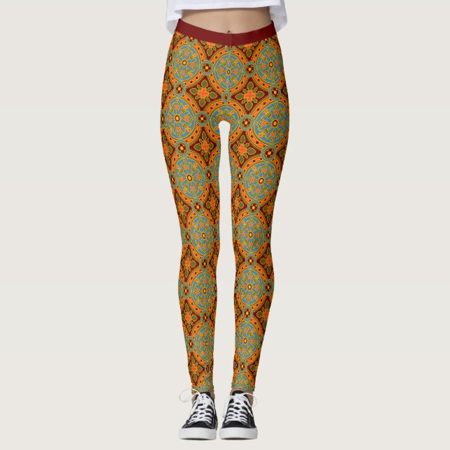 Legging Padrão no estilo medieval (Frente)