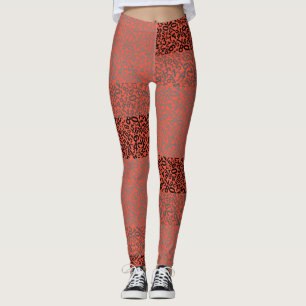 Legging Padrão numérico 01 w Laranja BG