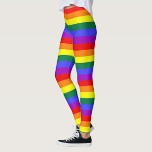 Legging Padrão orgulho gay LGBT Colorido Arco-Íris