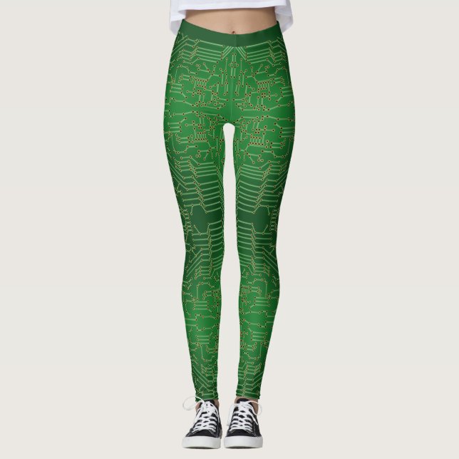 Legging Padrão original verde do Conselho de circuito impr (Frente)