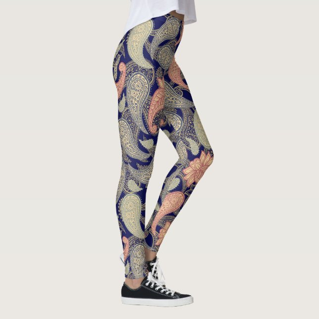 Legging Padrão Paisley  (Direita)