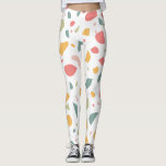 Legging Padrão pastel moderno de terrazzo<br><div class="desc">Pastel terrazzo design moderno. Totalmente personalizável: você pode alterar as cores do padrão se quiser.</div>