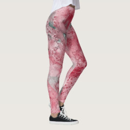 Legging Padrão Psicodélico Abstrato e Vibrante Explosão de