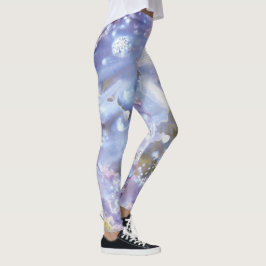 Legging Padrão Psicodélico Abstrato e Vibrante Explosão de