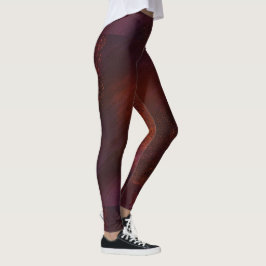 Legging Padrão Psicodélico Abstrato e Vibrante Explosão de