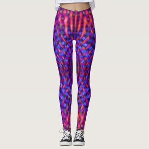 Legging Padrão psicodélico colorido