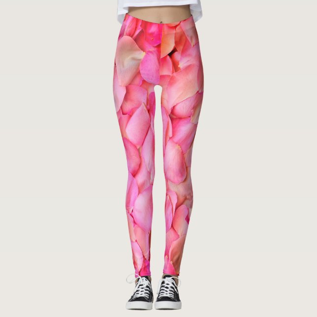 Legging Padrão Rosa Rosa Rosa Rosa Rosa Rosa Rosa (Frente)