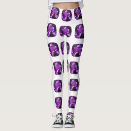 Legging Padrão Roxo