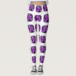 Legging Padrão Roxo