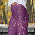 Legging Padrão Roxo de Starburst Vibrante<br><div class="desc">Burst of Style: Solte sua estrela interior com essas belíssimas leggings de Starburst! Apresentando um padrão ousado e vibrante, eles trazem diversão, entusiasmo e cor para qualquer roupa. Perfeito para ambos os exercícios e visto casual, estas leggings irão mantê-lo confortável enquanto brilha. Não perca—adicione estas leggings ofuscantes à sua coleção...</div>