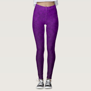 Legging Padrão roxo mármico
