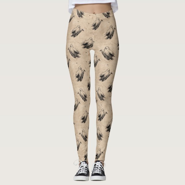 Legging Padrão Rustic Vintage Ghost (2) (Frente)