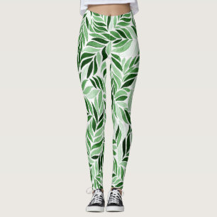 Legging Padrão sem costura de Abstrato de Aquarela desenha
