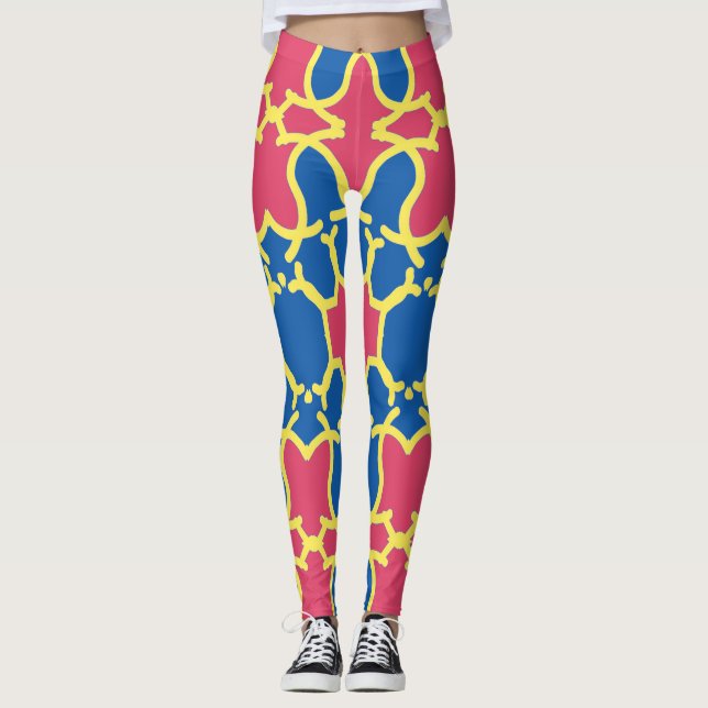 Legging Padrão sem falhas multicolores "Ratti_Creative_Art (Frente)