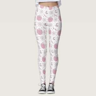 Legging Padrão Soft Goth Pastel de Halloween