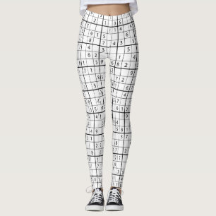 Legging Padrão Sudoku